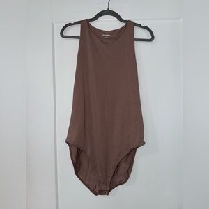 Old Navy Brown Highneck Bodysuit